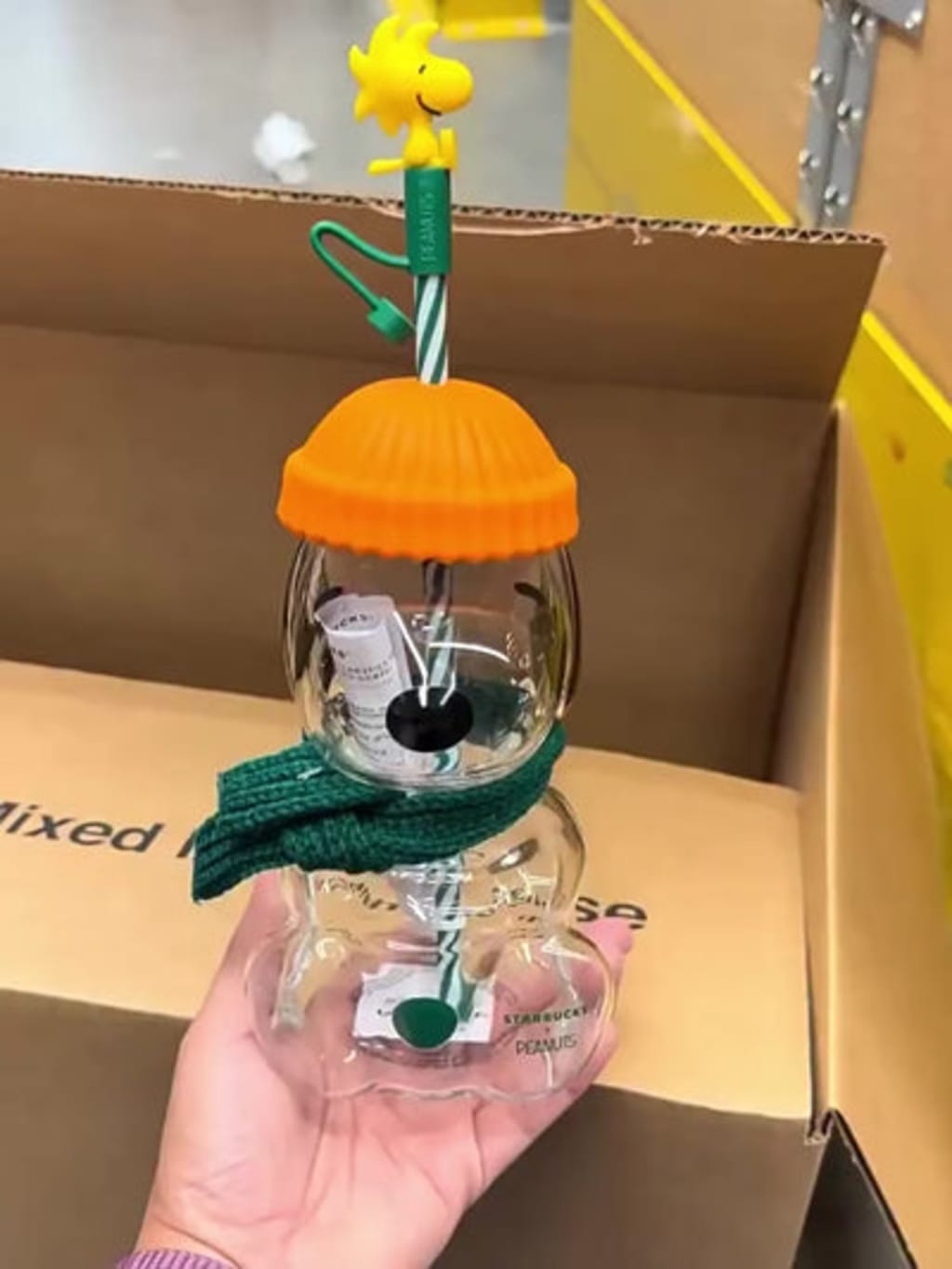 Snoopy SB Glass Cup